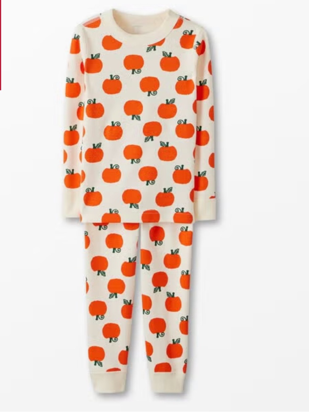 NWT Hanna Andersson Halloween Pumpkin Print Pajama Set